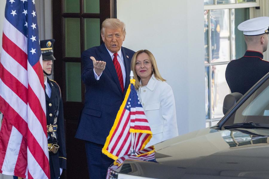 MÖTET MELLAN TRUMP OCH MELONI
