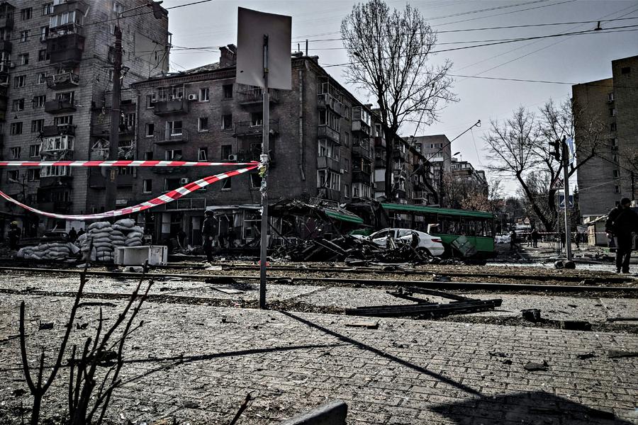 BÖRJAN PÅ KRIGET I UKRAINA